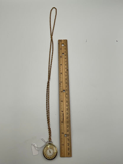 Webster Mechanical Pendant Watch Manual Wind-Up Working Condition