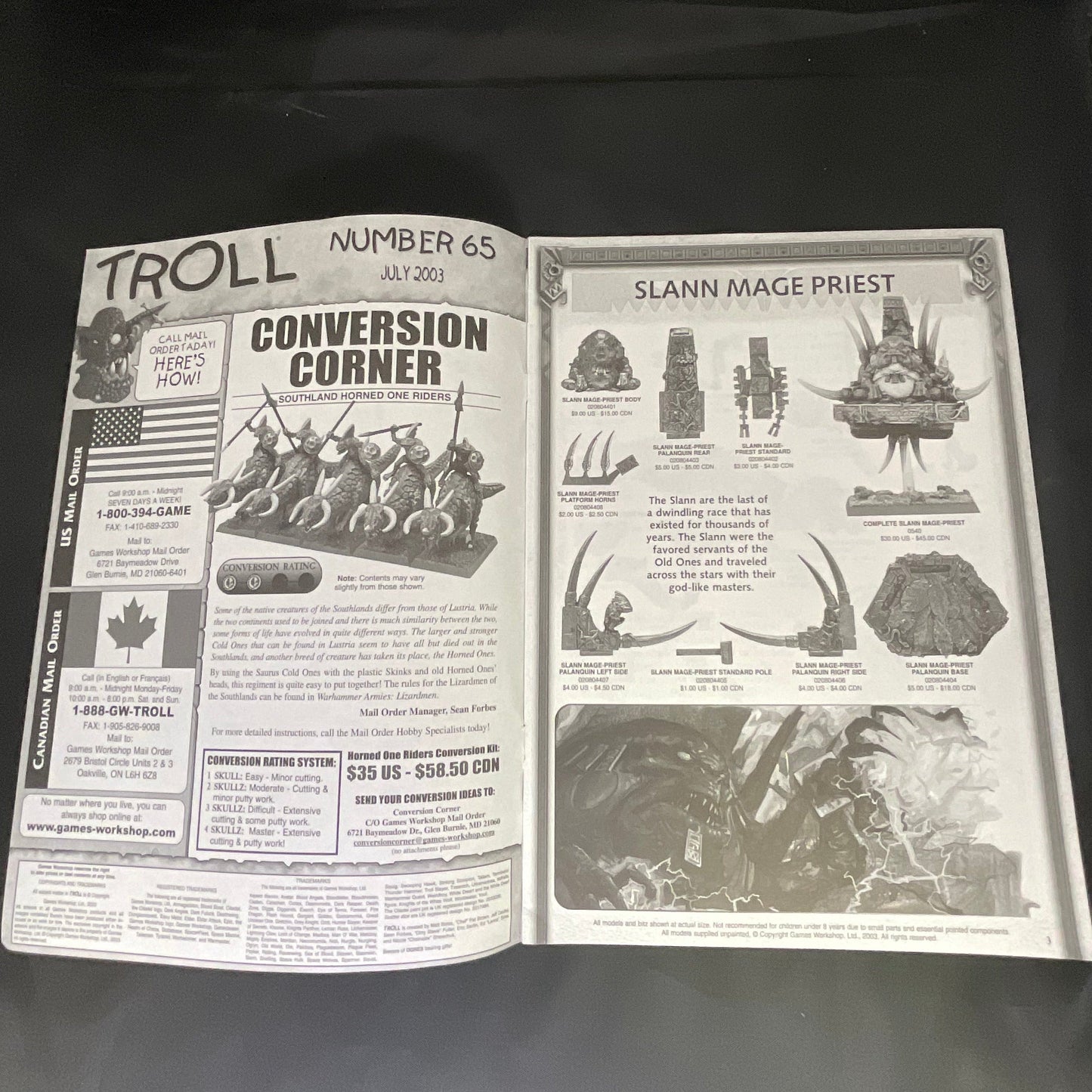 Games Workshop Troll The Monthly Mail Order Magazine