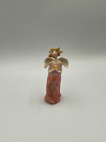 Vintage Roman Inc.Figurine Pink Angel 3