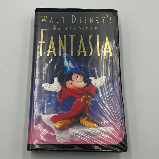 Walt Disney’s Masterpiece Fantasia Black Box VHS Video Tape Vintage Movie Original Case