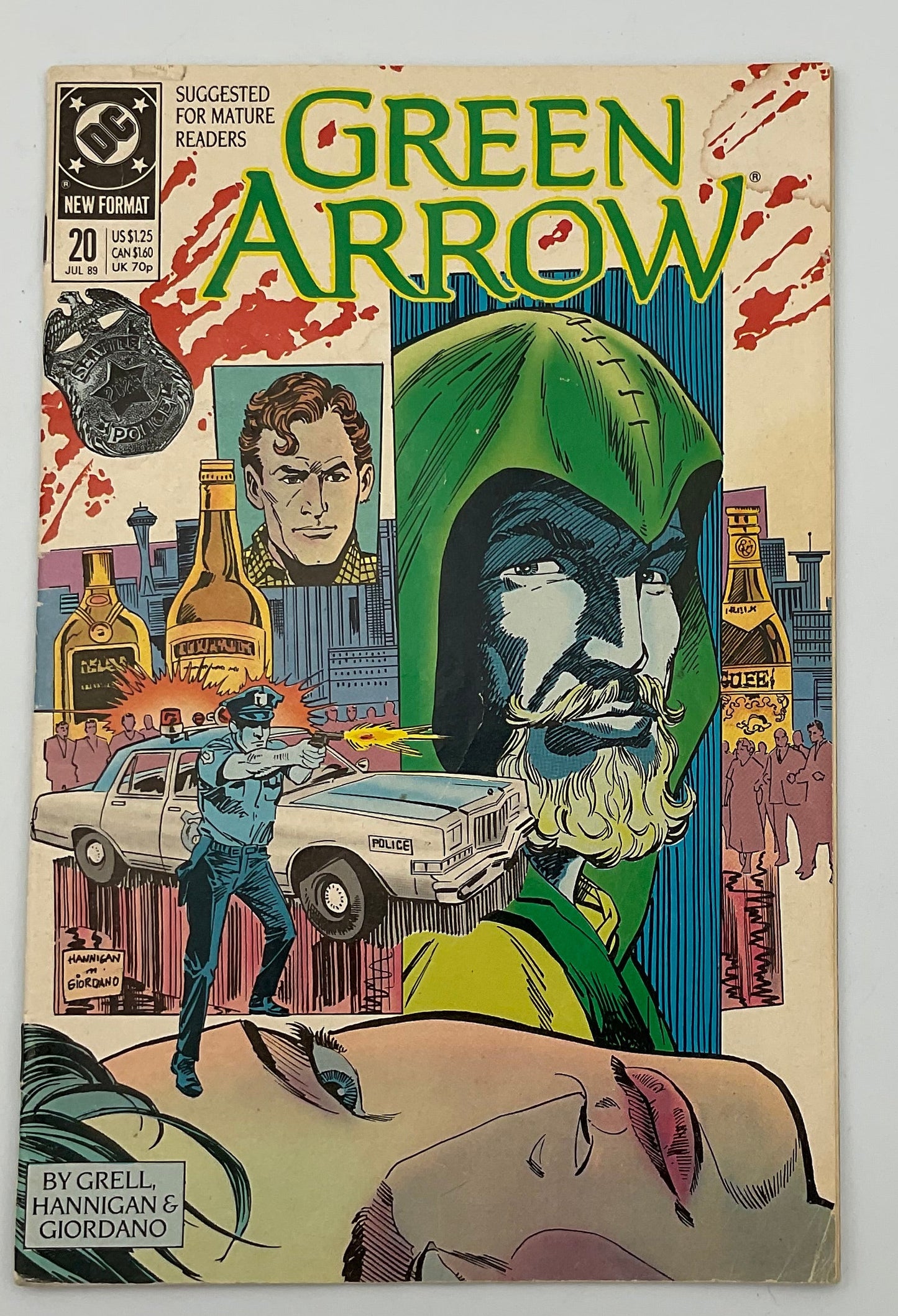 DC Green Arrow #20 Vintage Jul 1989 Comic Book