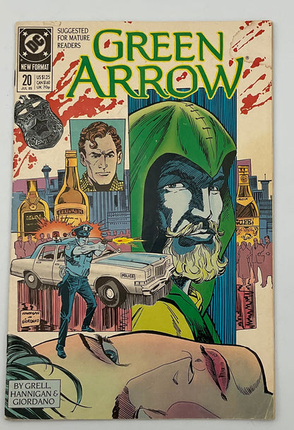 DC Green Arrow #20 Vintage Jul 1989 Comic Book