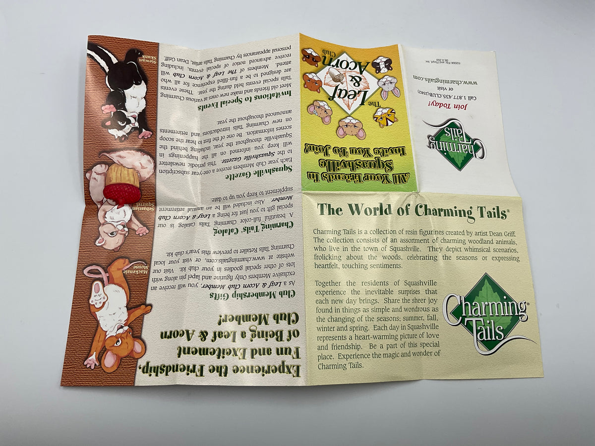 Collectible figurine kit from the Charming Tails collection by Fitz and Floyd