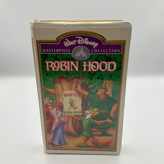 Walt Disney Masterpiece Collection Robin Hood Vintage VHS 1990
