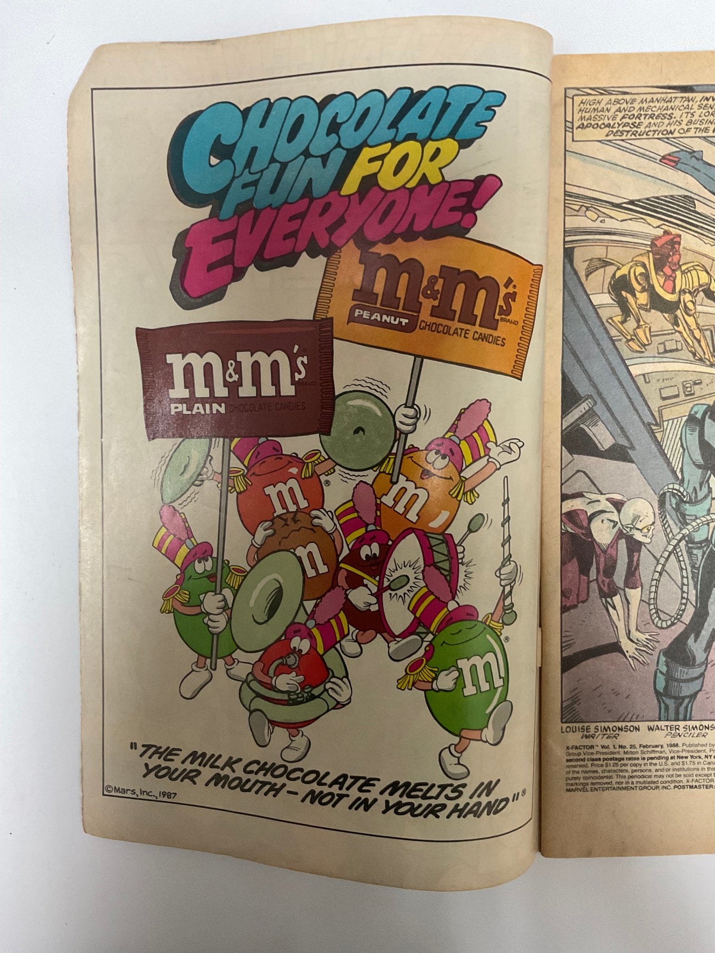 Fall of Mutants X Factor Hourseman of Apocalypse 1988 Marvel Comic Book