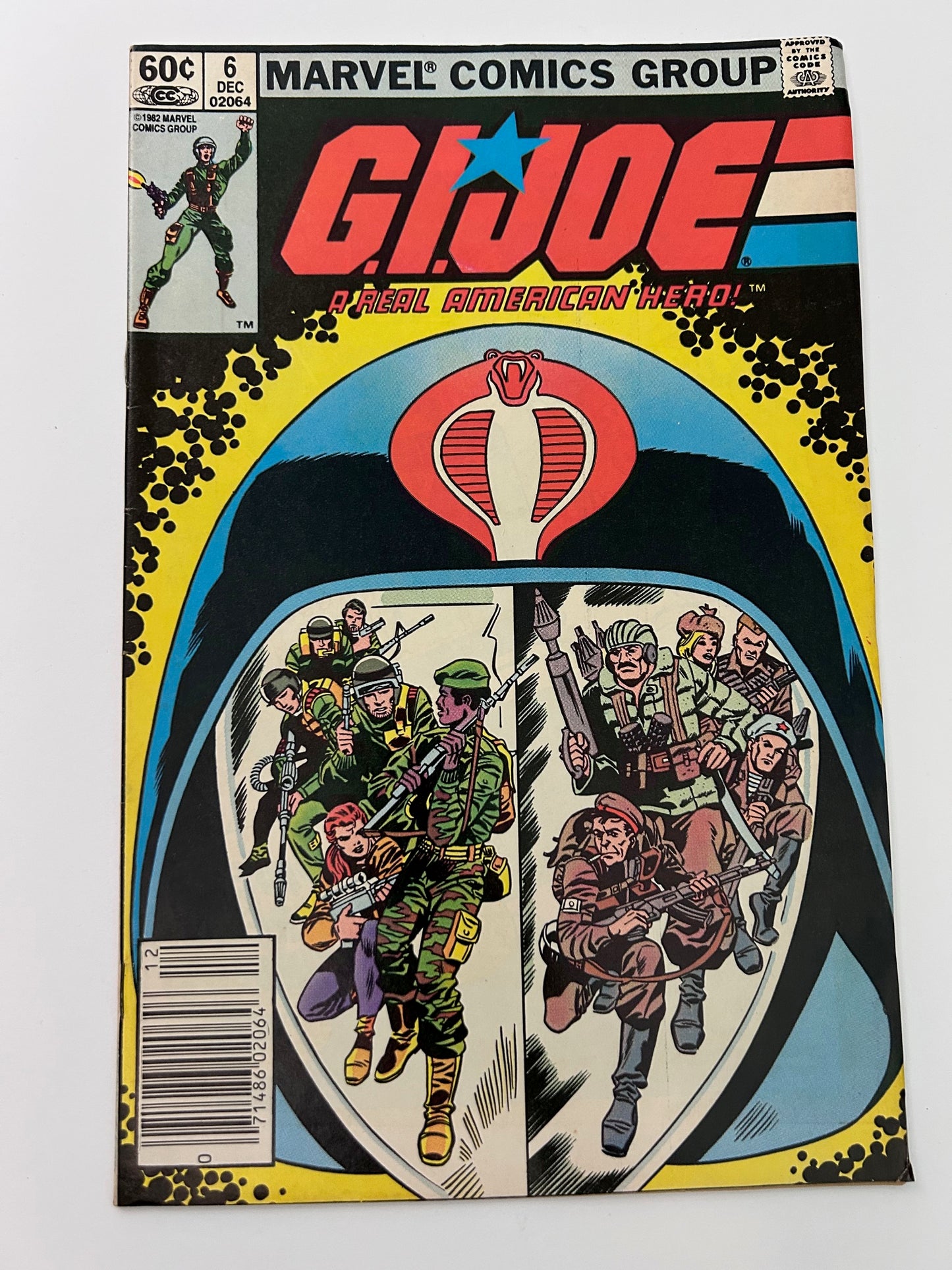 G. I. JOE A Real American Hero Volume 1 #6 No. 6 Vintage December 1982