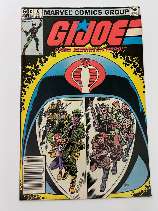 G. I. JOE A Real American Hero Volume 1 #6 No. 6 Vintage December 1982