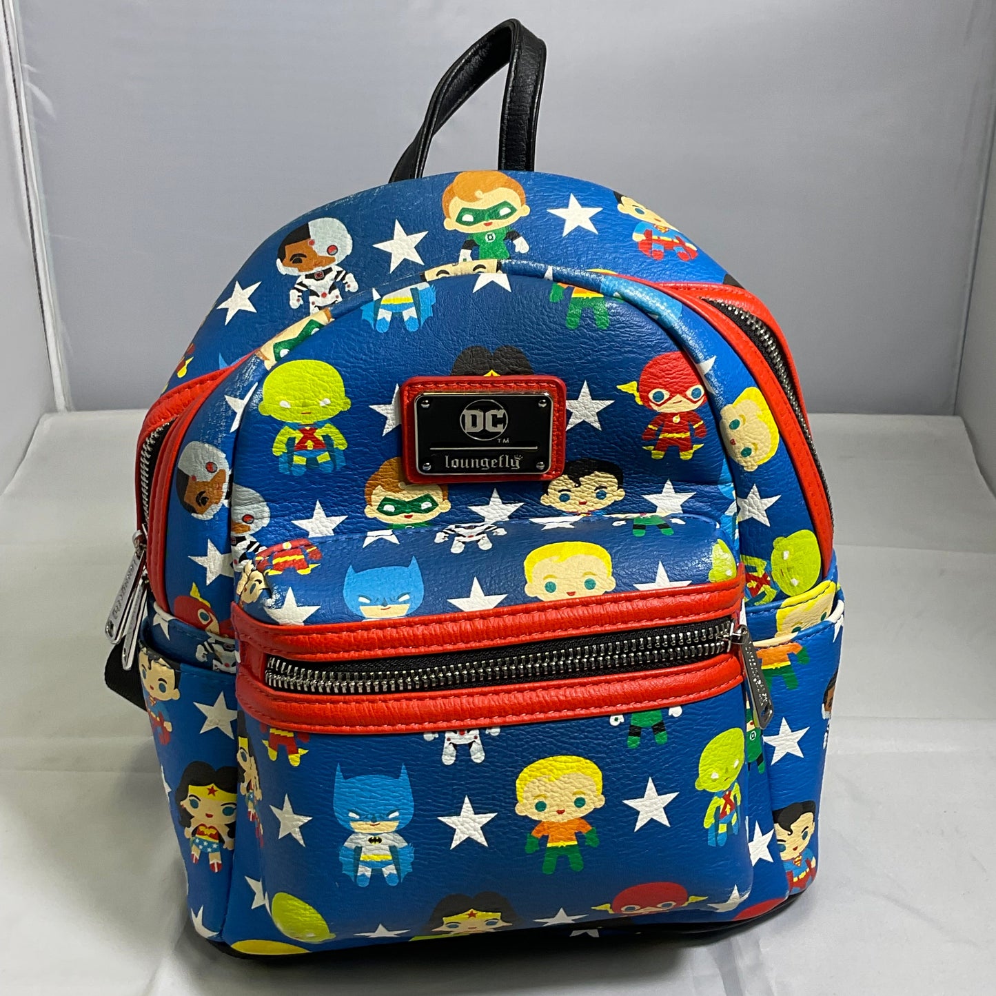 Loungefly DC Justice League Heroes Mini Backpack Excellent Condition