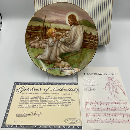 Ready JB W.L.George Fine China The Lord’s my Shepherd By Cicely Mary Barker