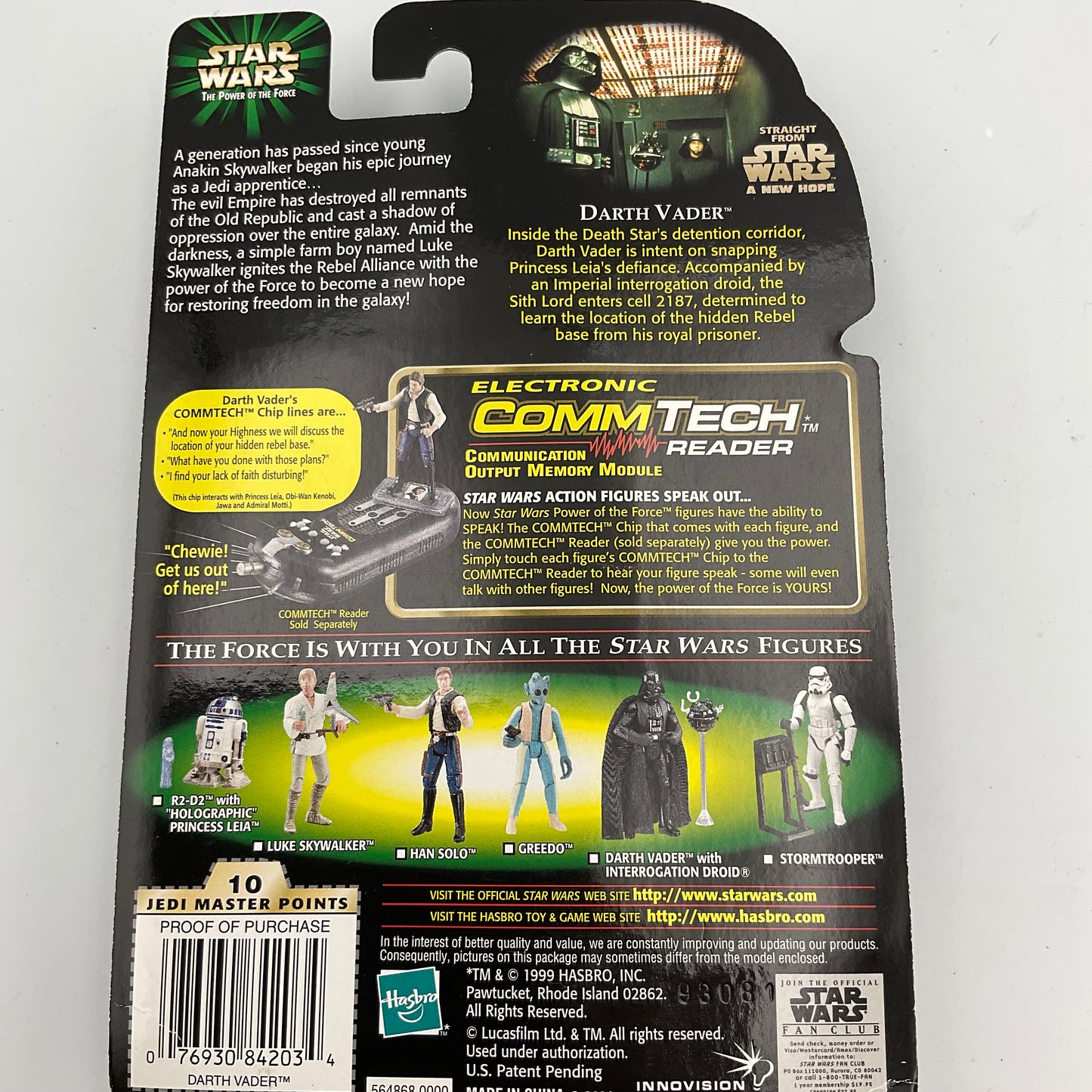 Star Wars The Power of the Force Darth Vader Action Figure
