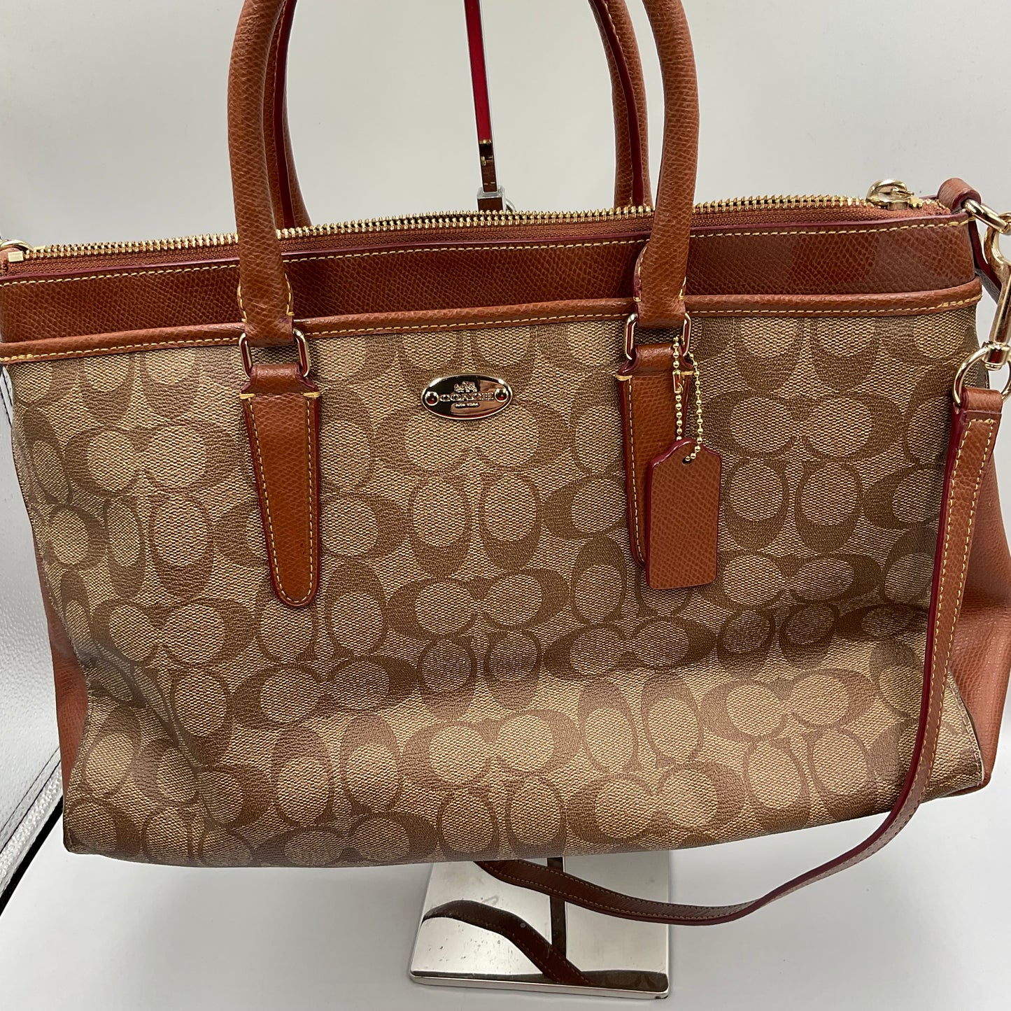 Coach Signature Canvas Handbag