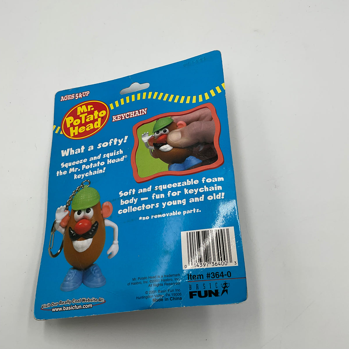2001 Hasbro Mr.Potato Head Keychain Unopened