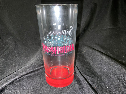 Tall Passholder Glass Cup