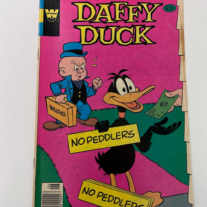 Daffy Duck #122 No Peddlers Vintage 1979 Whitman 40 Cent Comic Book