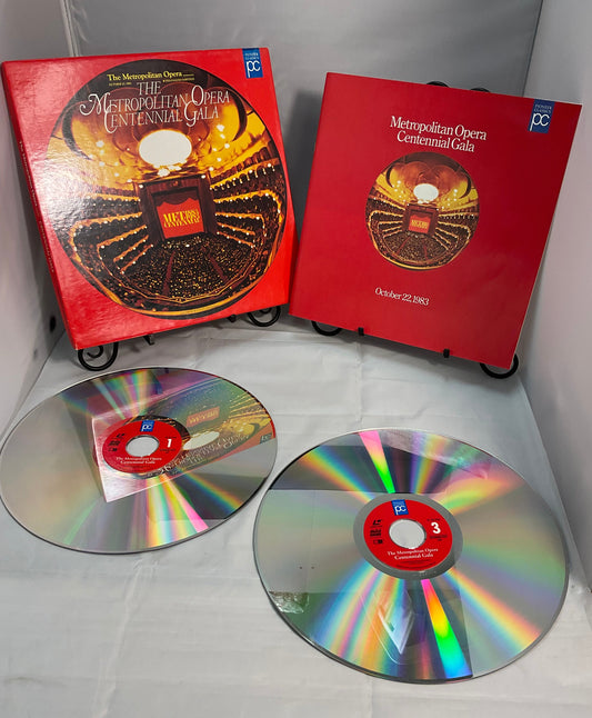 Metropolitan Opera Vintage 1983 MET Centennial Gala Laser Disc Video Set