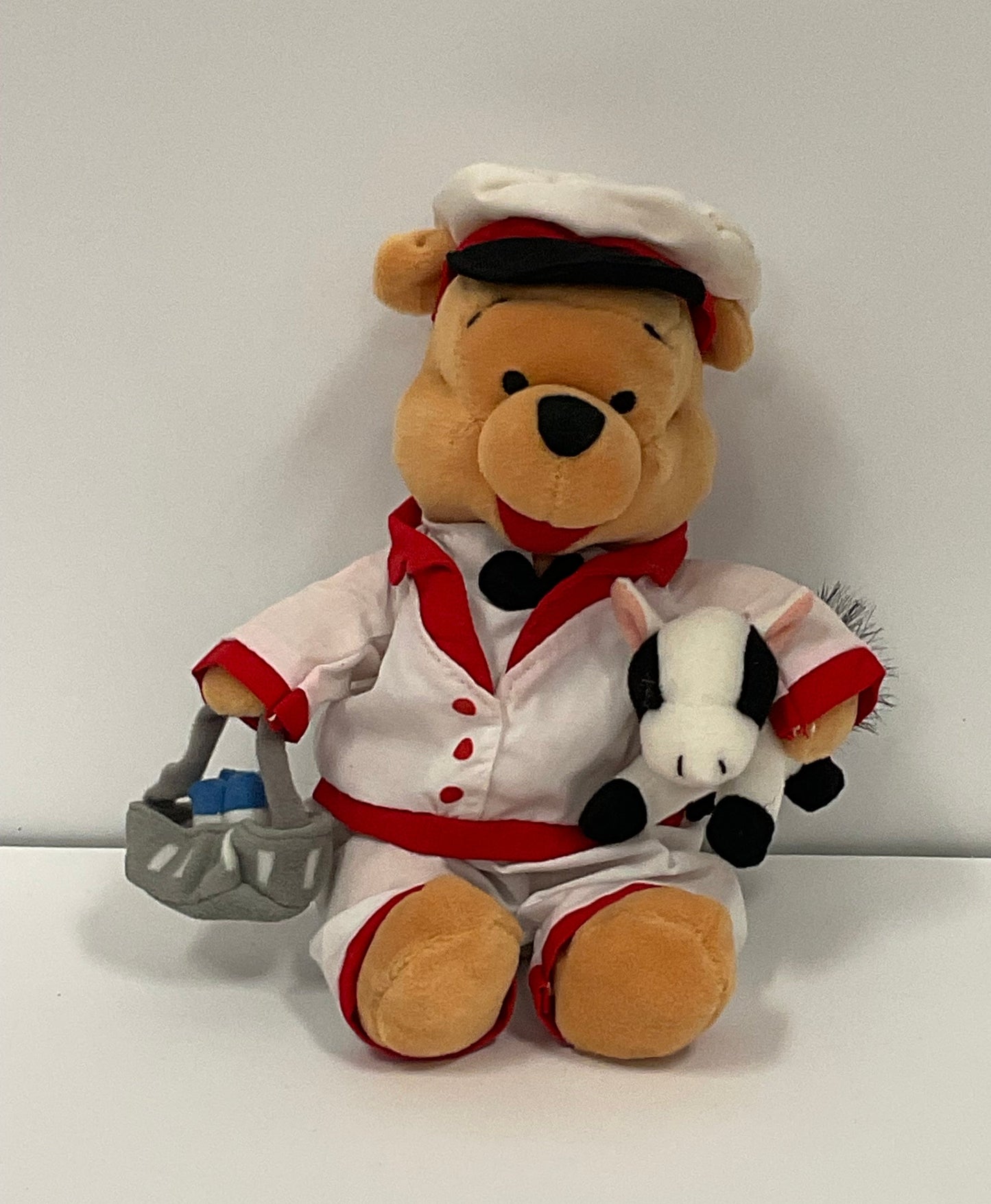 Milkman Winnie the Pooh Bear Vintage Mini Beanbag Beanie Plush Disney Collectible