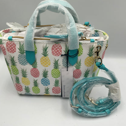 Dooney & Bourke Small Purse White with Pineapples