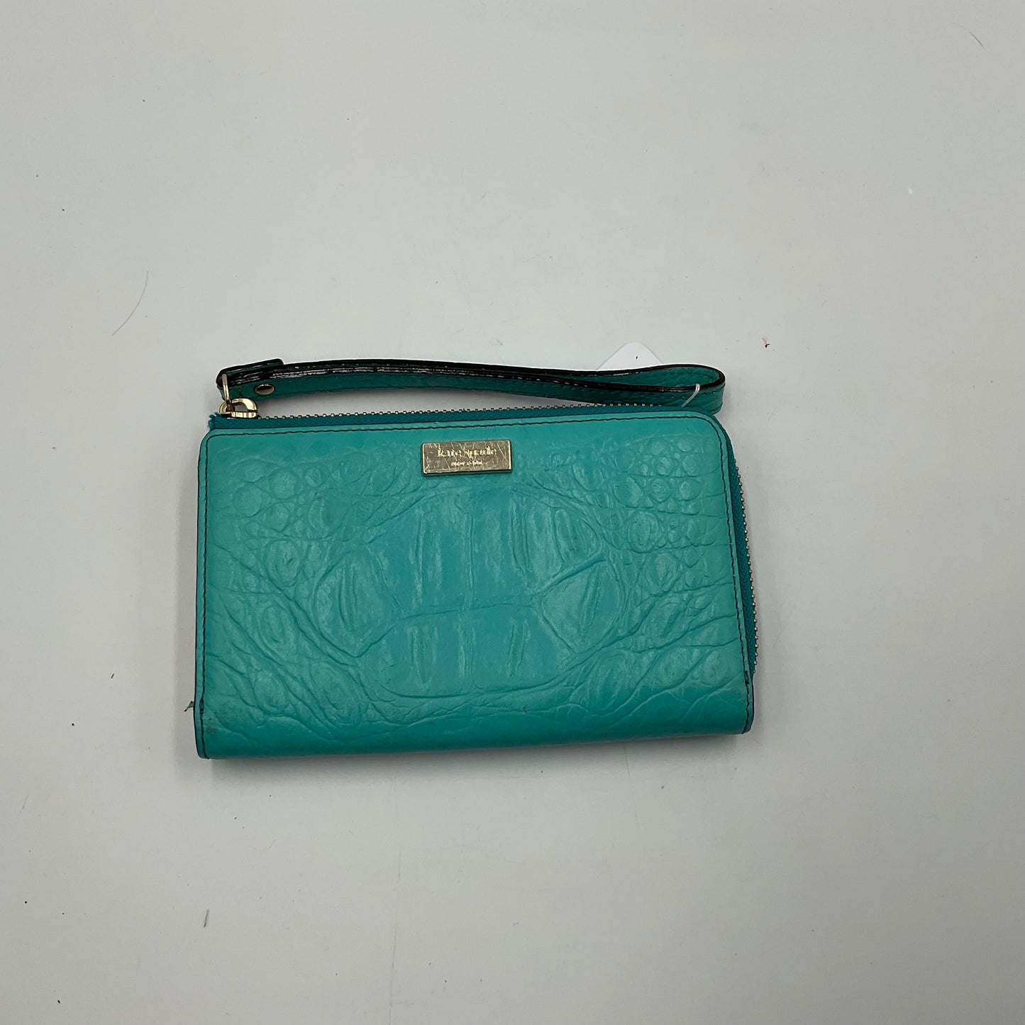 Kate Spade Teal and Beige Wallet