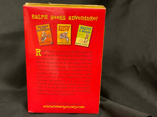 The Ralph Mouse Collection 3 Book Paperback Box Set Sealed New in Box by Beverly Cleary