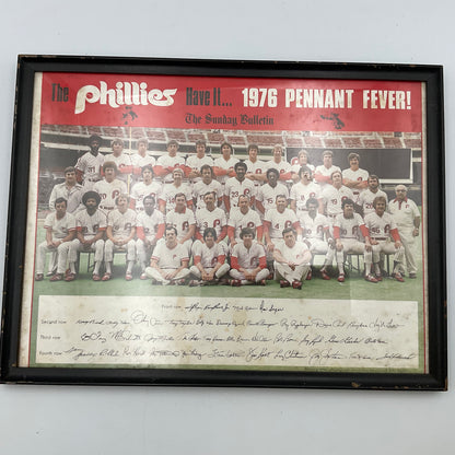 The Phillies Have It…1976 Pennant Fever Autographed Phillies Team Photo