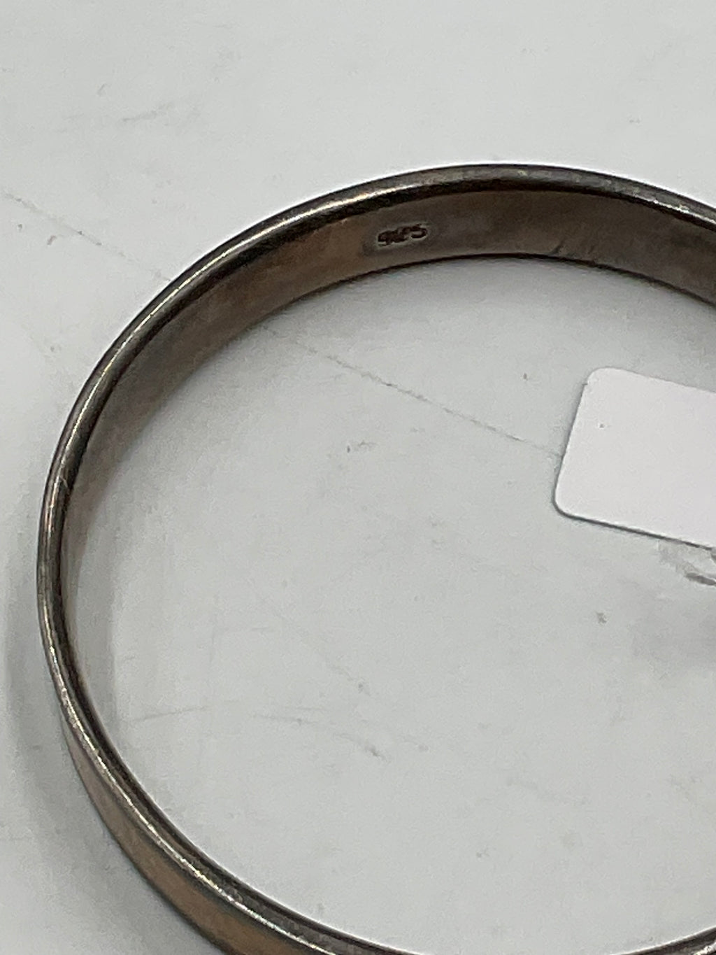 Hawaiian Bangle Bracelet 925 Sterling Silver Koa Wood Inlay