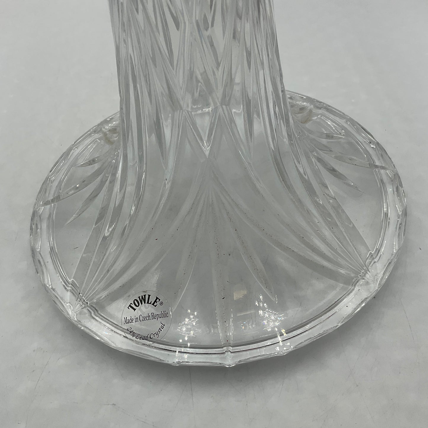 Vintage Towle Lead Crystal Centerpiece Bowl