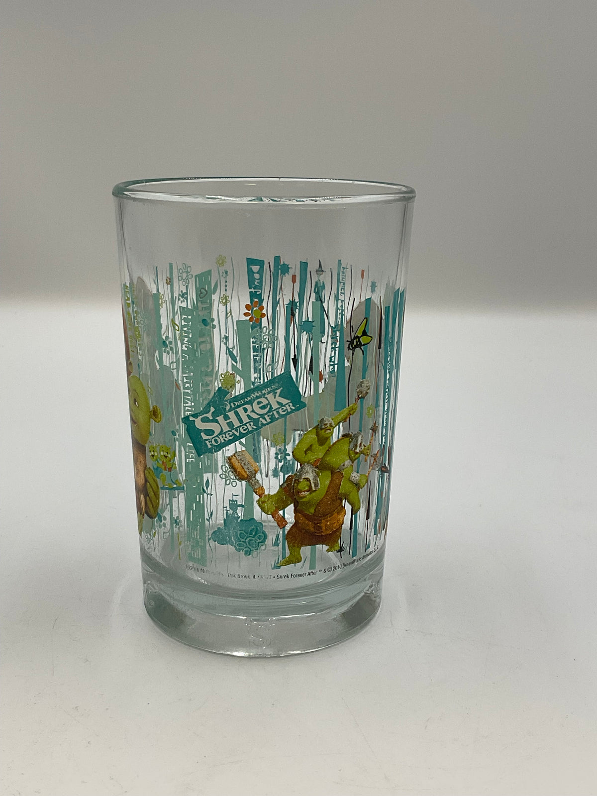 2010 McDonald's Shrek Forever After Promotional Glass Tumbler (Princess Fiona Edition)