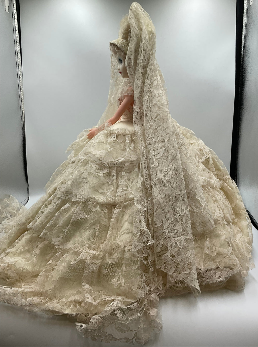Creepy Doll Bridal Boudoir Bed OOAK Blythe Doll Style