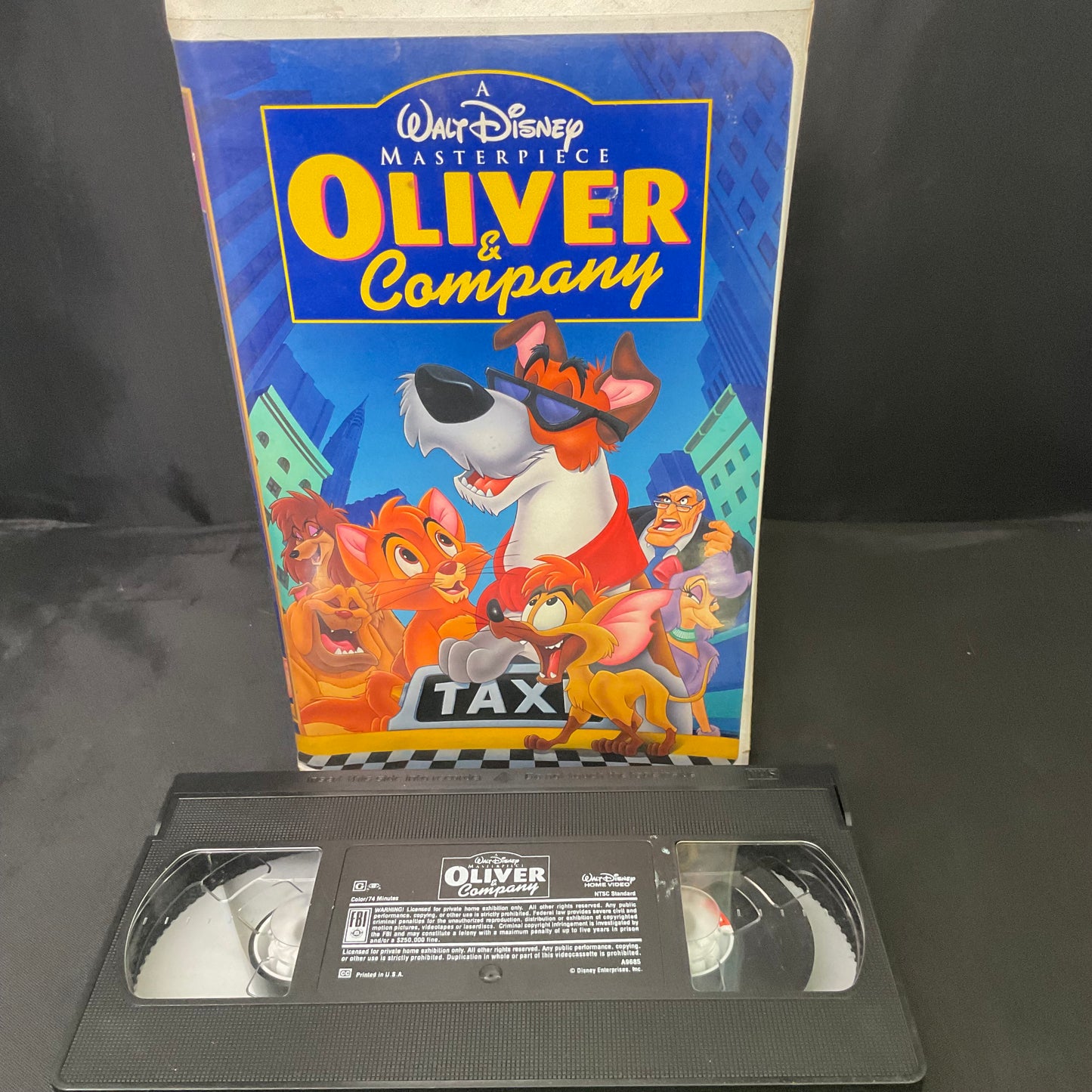 Walt Disney’s Oliver & Company VHS Tape