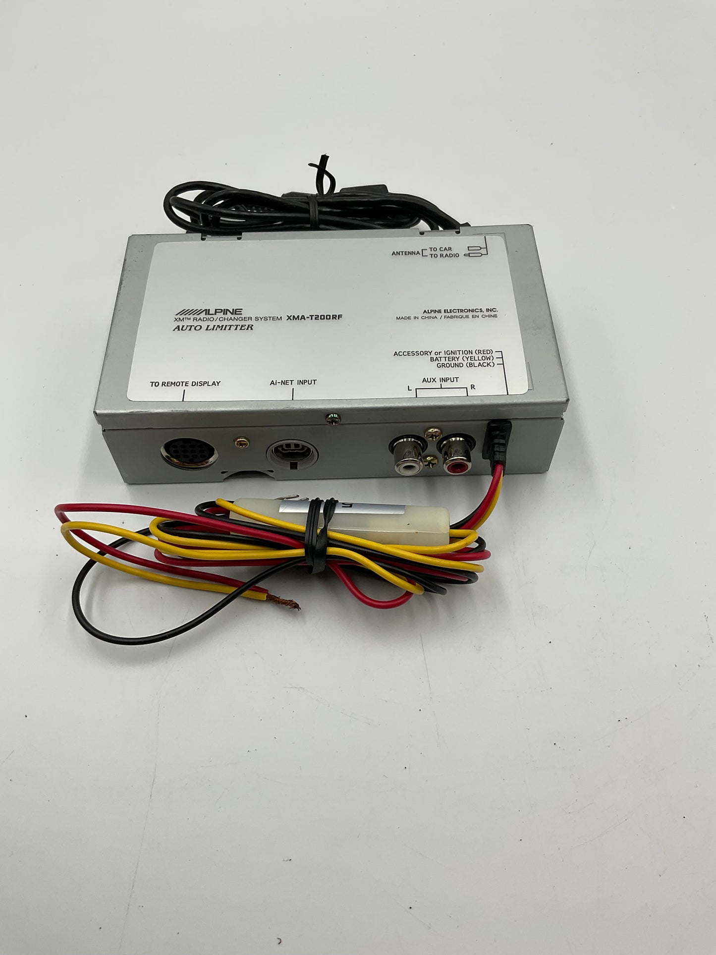NOT TESTED - Alpine XMA-T200RF XM Radio w/Charger System