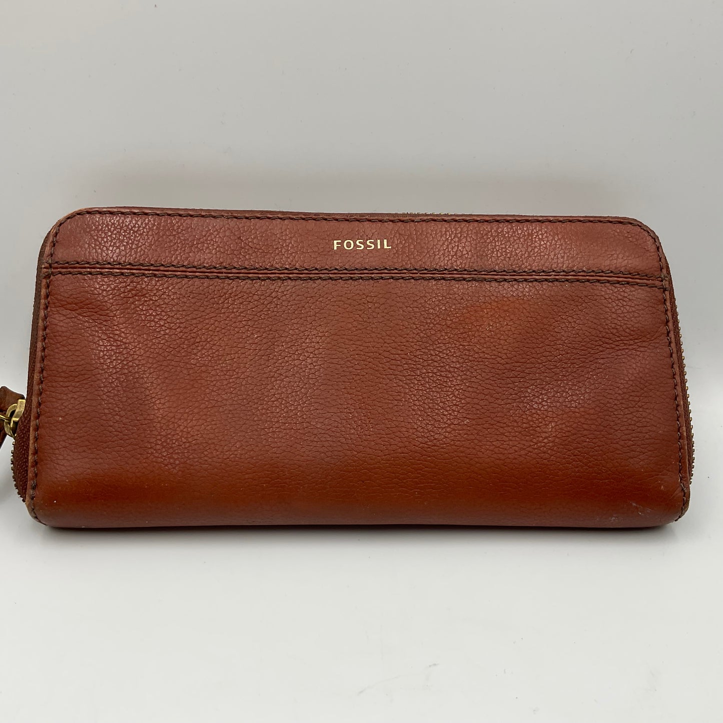Fossil Tiegan Brown Leather Wallet