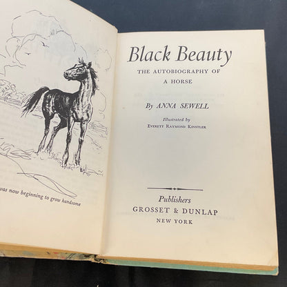 Black Beauty by Anna Sewell Vintage 1963 Hardcover Book
