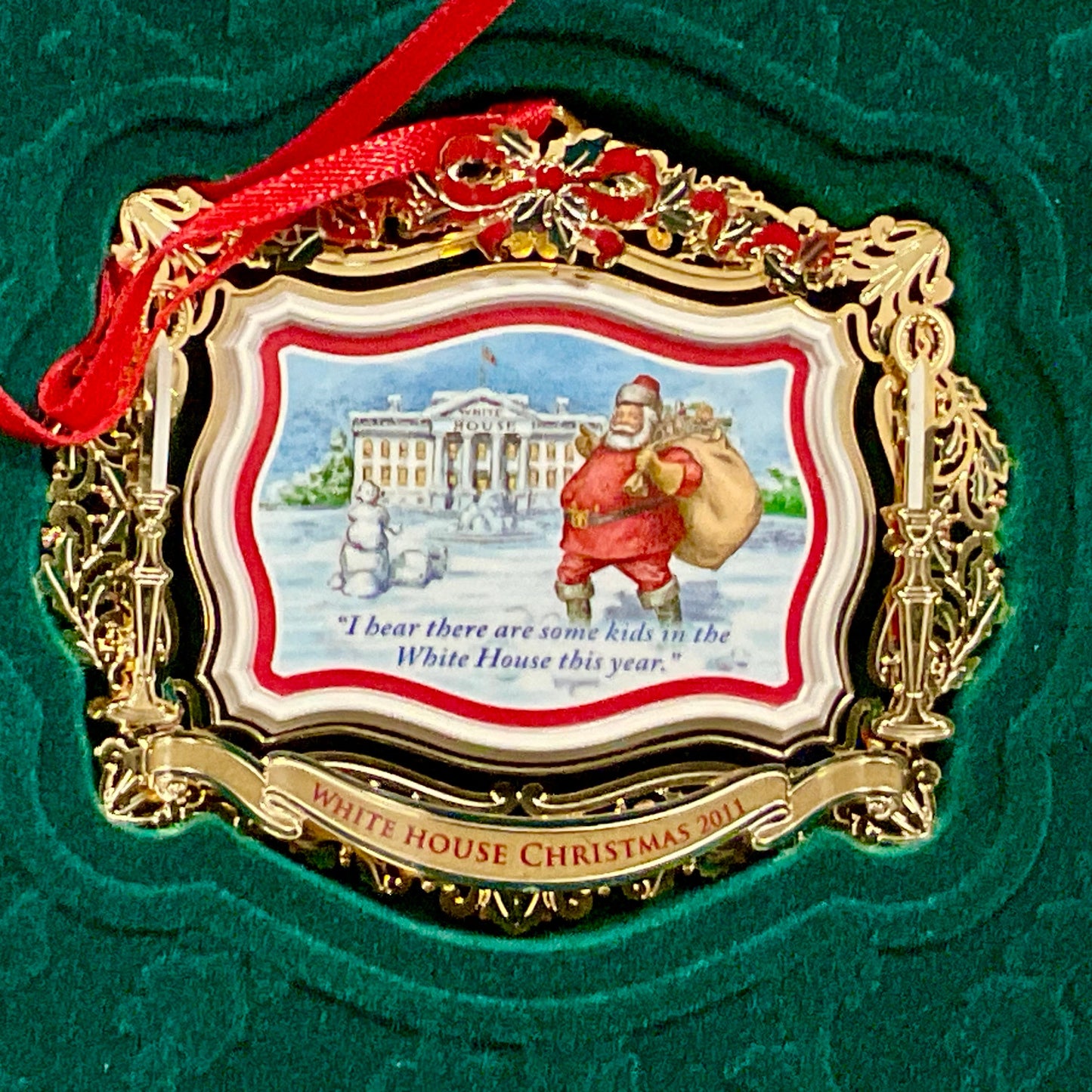 White House Historical Association 50th Anniversary 2011 Christmas Ornament