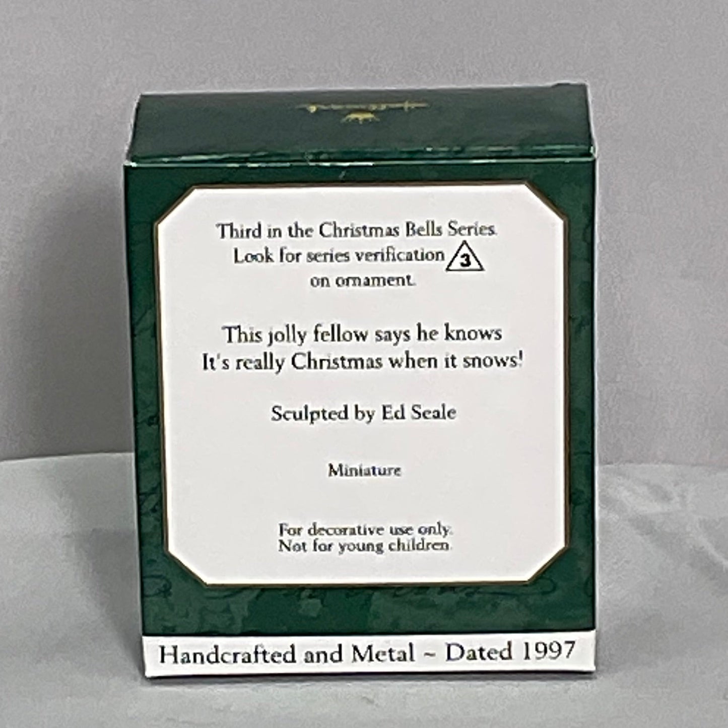 Hallmark Christmas Bells 3rd in Series 1997