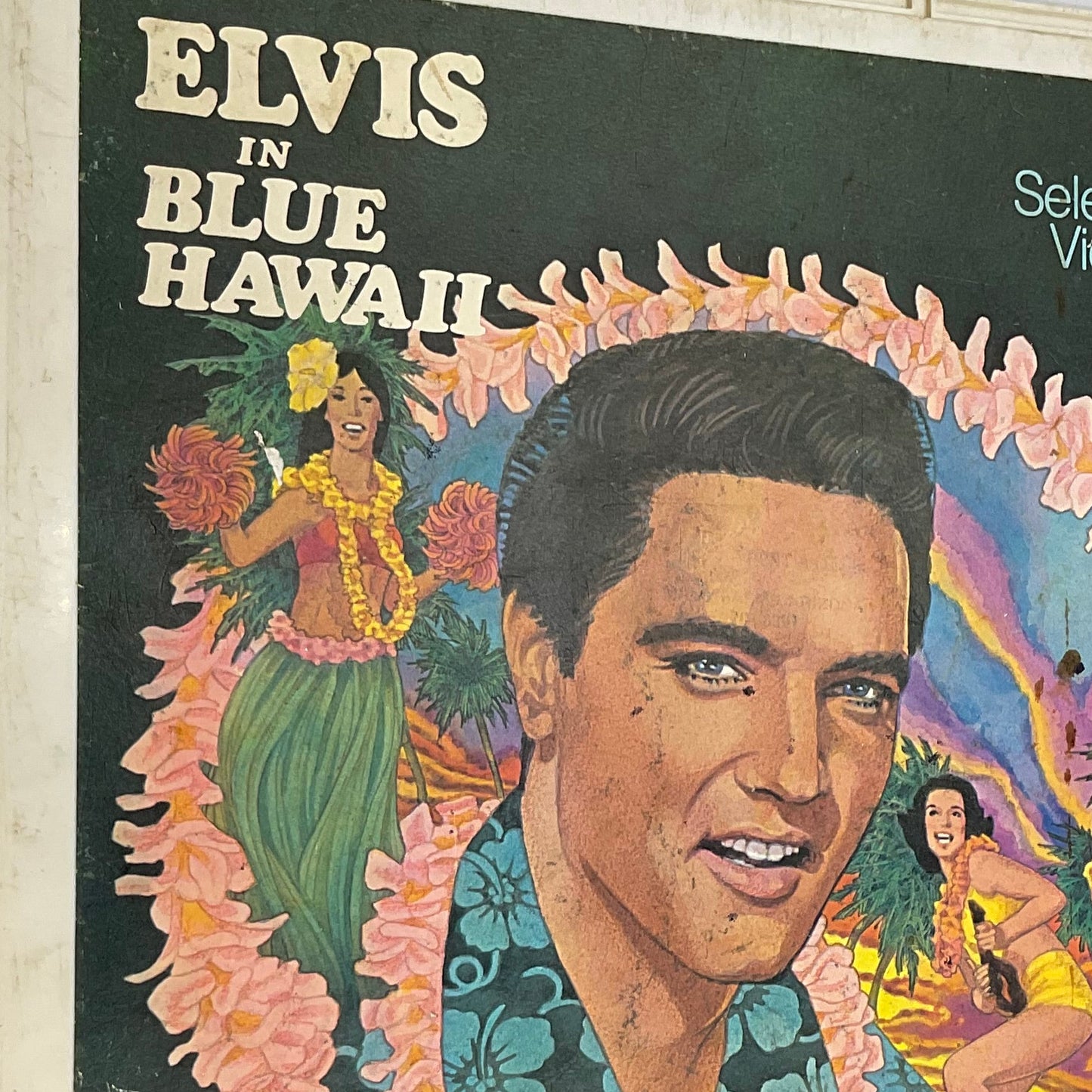 Elvis In Blue Hawaii Vintage RCA SelectaVision Video Disc Untested