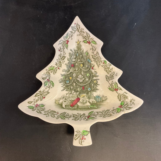 Johnson Bros Christmas Tree Plate