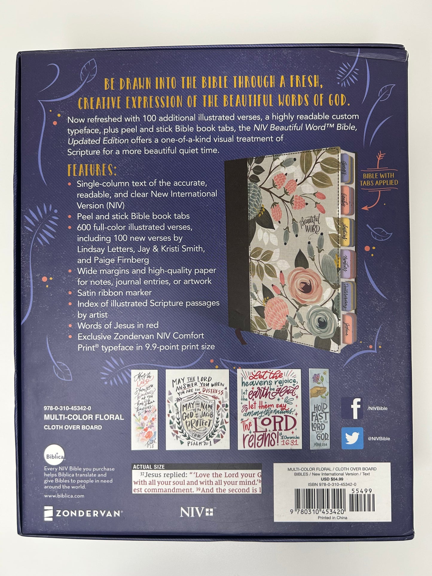 Beautiful Word Bible NIV Clothbound Hardcover