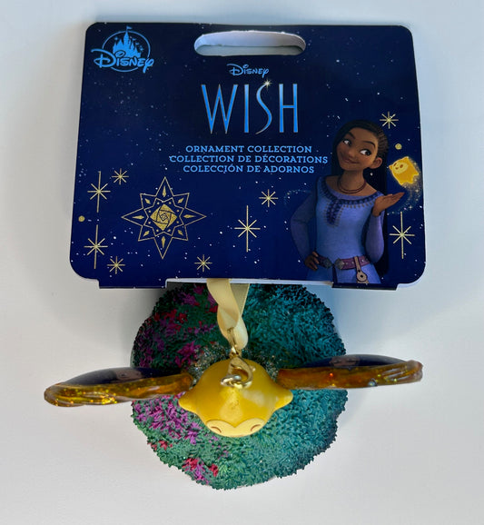 Disney Parks Ornament Collection Wish Star Asha Mouse Ears Hat Christmas Holiday 2024 New with Tags