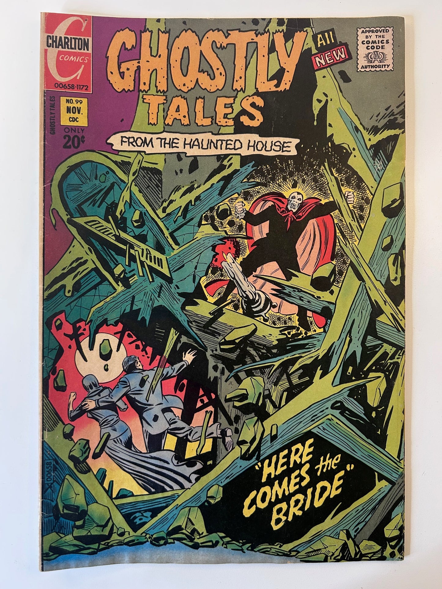 Ghostly Tales #99 Here Comes The Bride Vintage November 1972 Charlton Comic Book