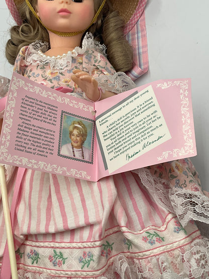 Madame Alexander 14 Inch Little Bo Peep Doll Classics w/ Tag , Parasol and Lamb