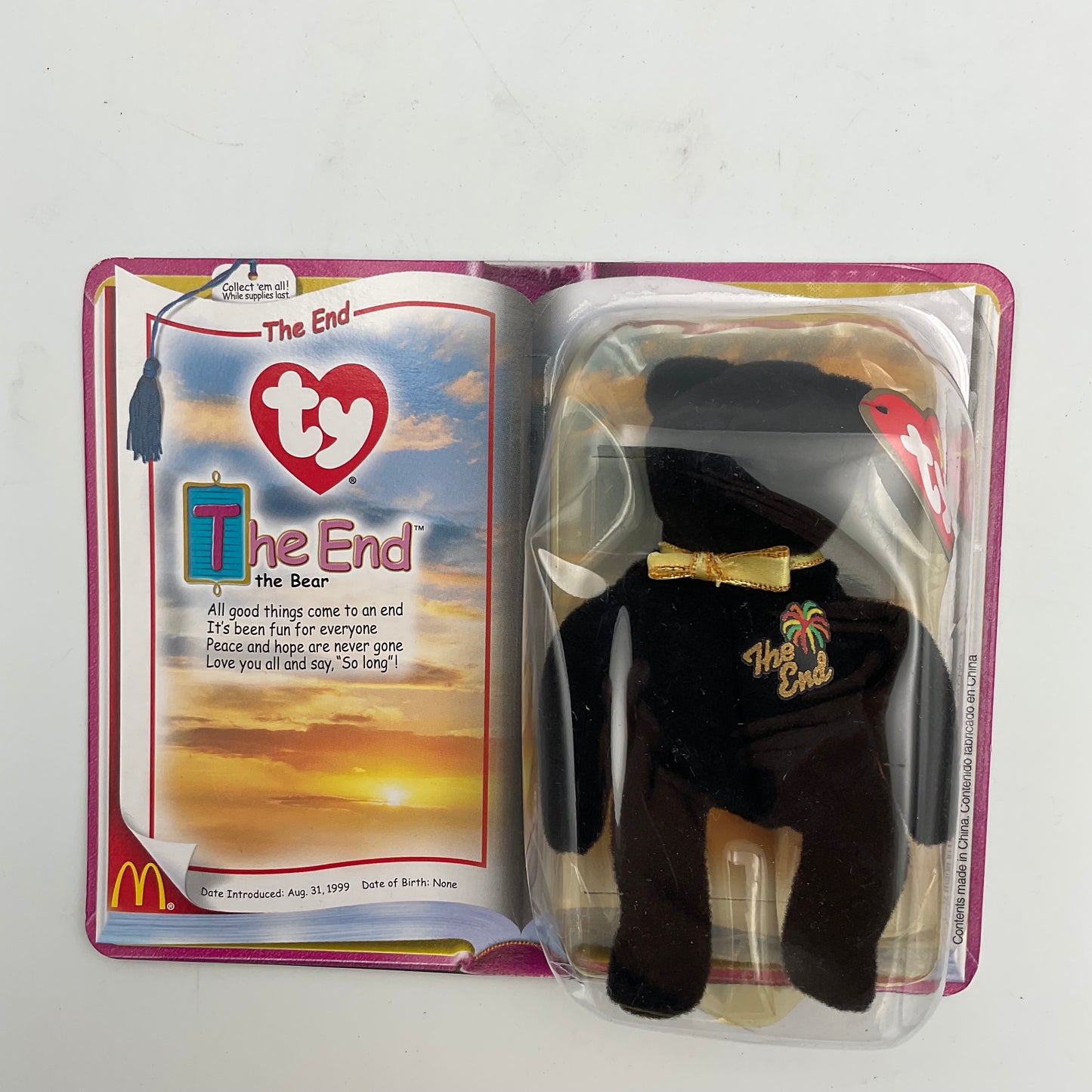 Ty Beanie The End the Bear