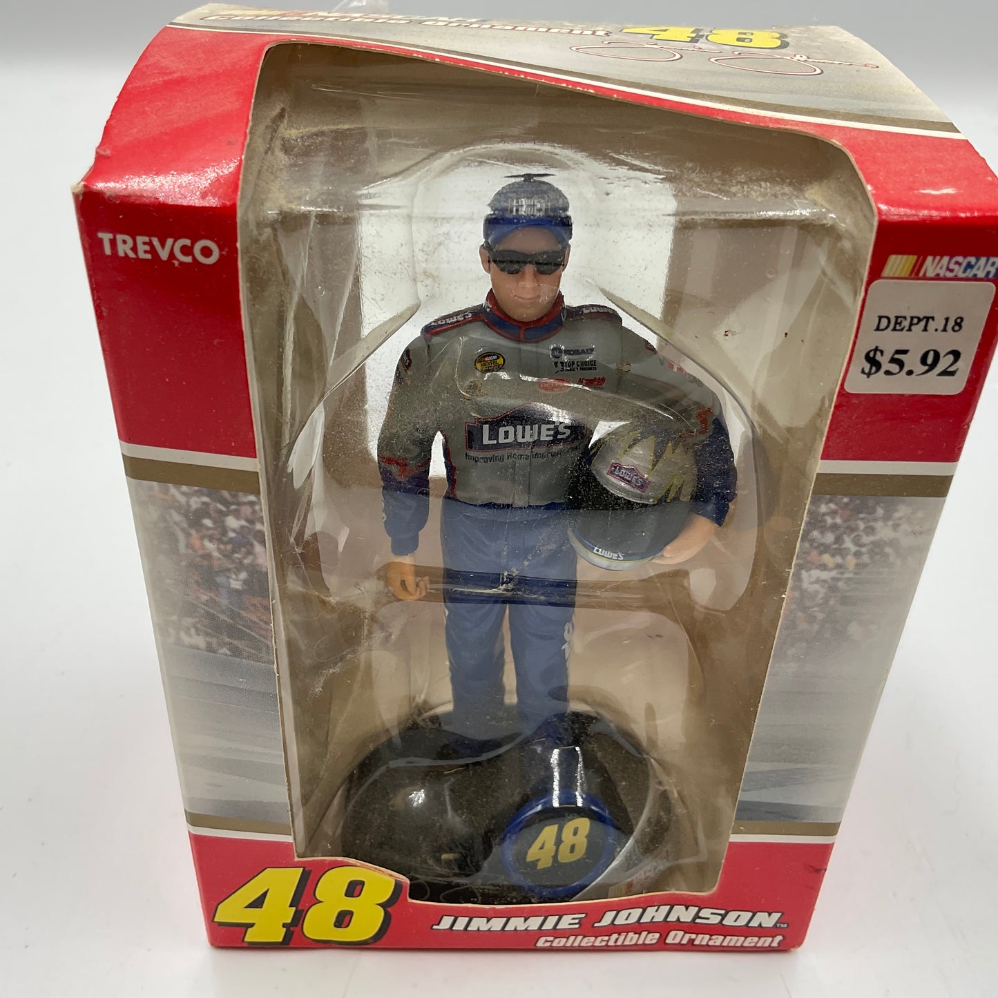 NASCAR Jimmie Johnson Collectible Ornament Unopened