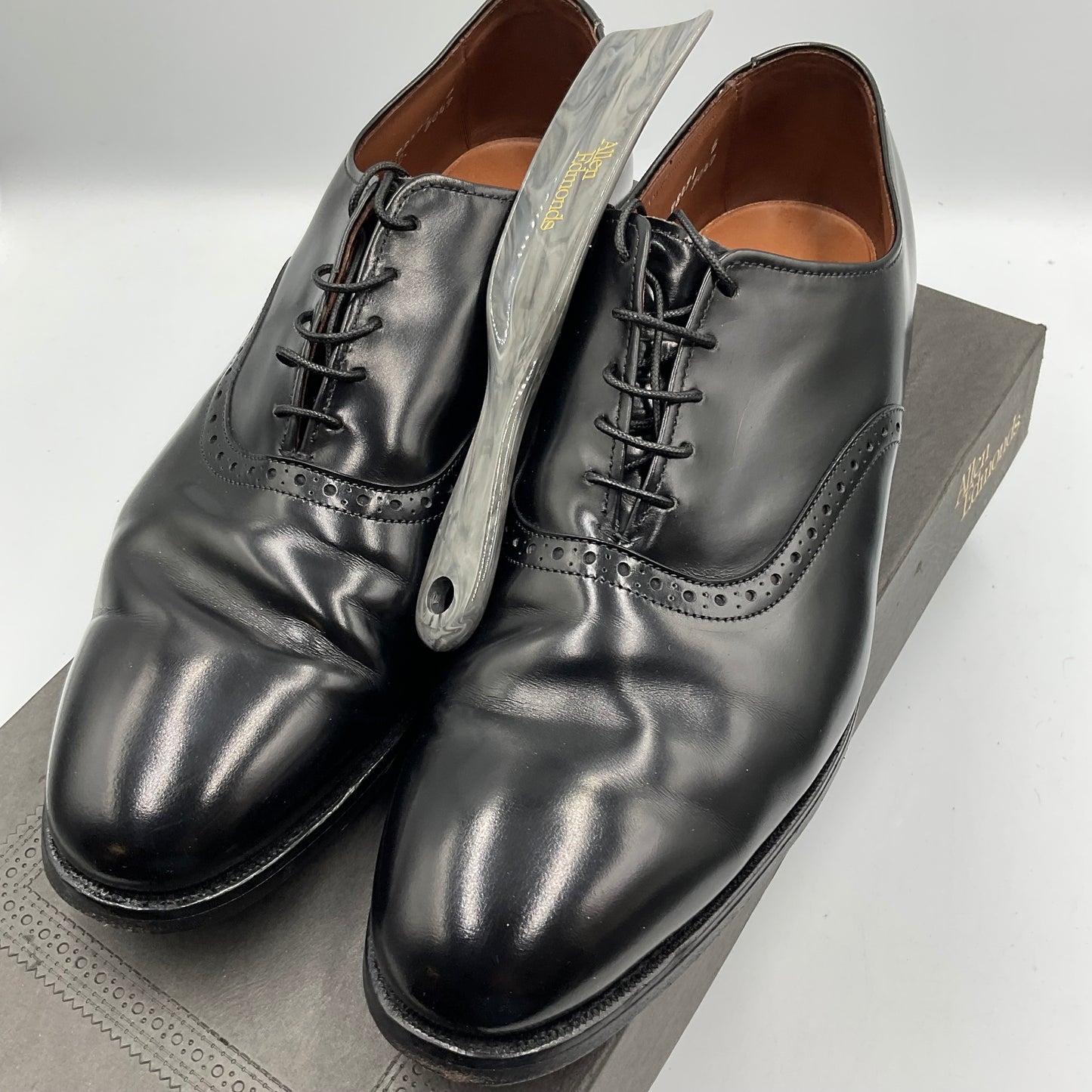 Allen Edmonds Black Leather Danbury Size 8.5D