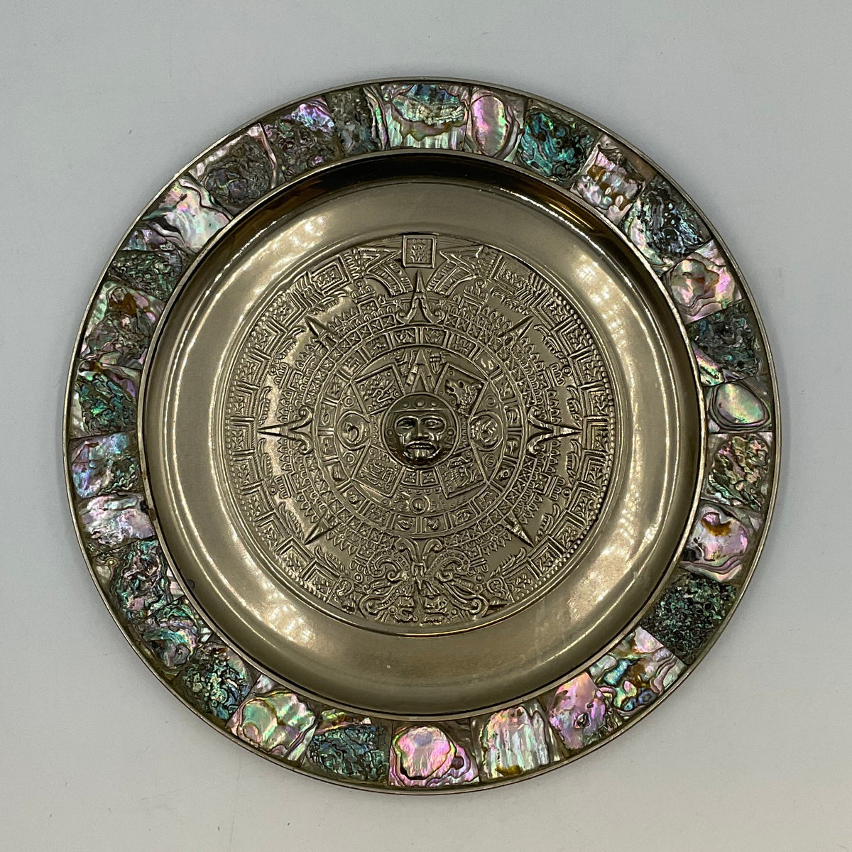 Brass Decorative Plate Vintage