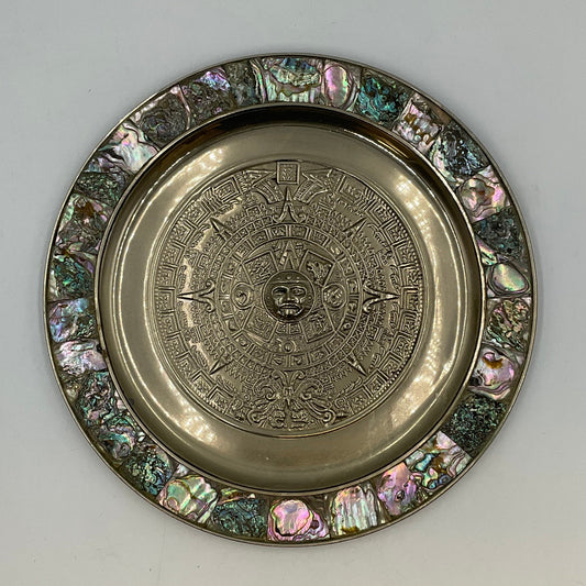 Brass Decorative Plate Vintage