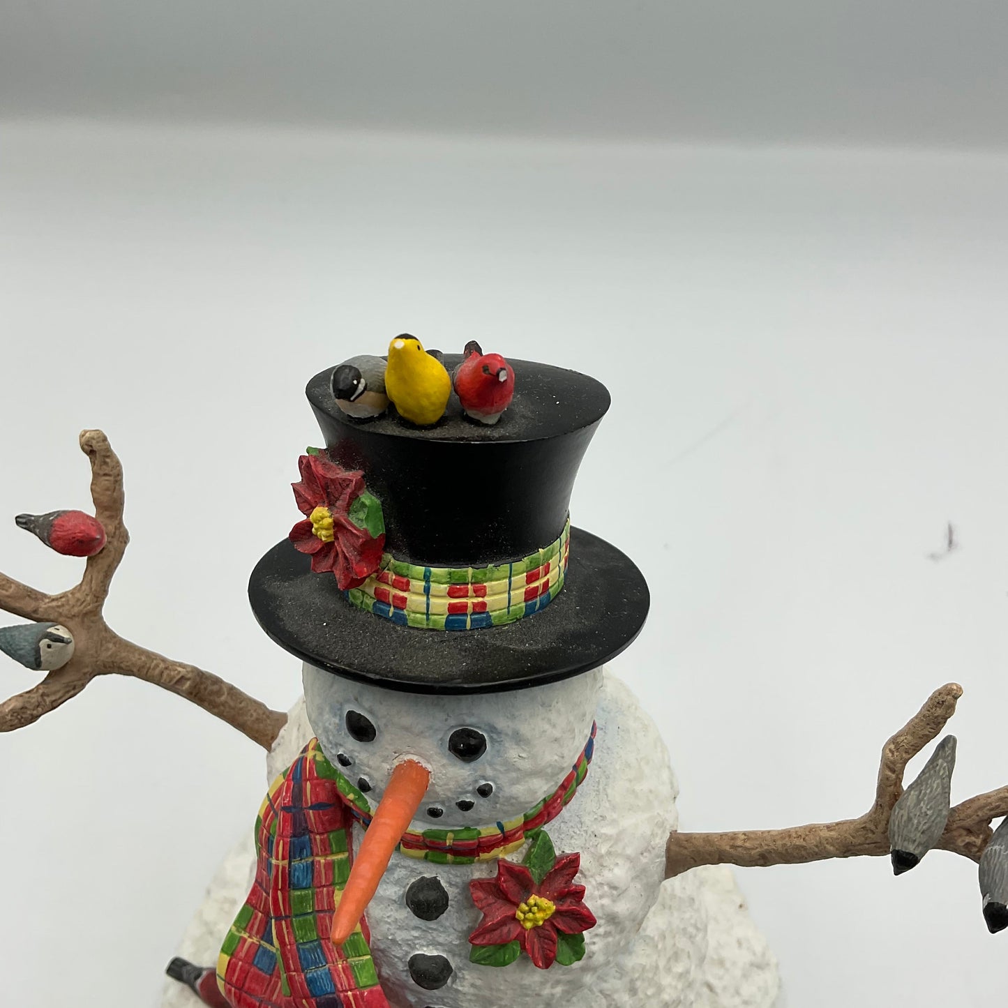 Lenox Feathered Friends Snowman & Birds Lynn Bywaters Figurine