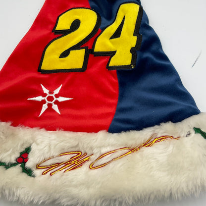 Forever Collectibles Jeff Gordon NASCAR#24 Christmas Holiday Santa Hat