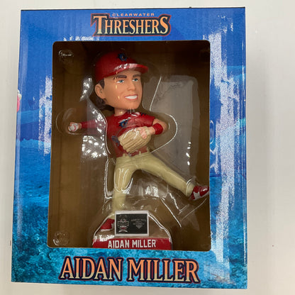 Not Opened Limited Edition Aidan Miller Bobblehead #9 Clearwater Threshers
