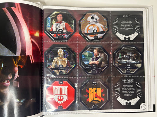 Star Wars Cosmic Shells Game Album Set Incomplete