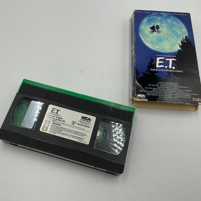 E.T. The Extra-Terrestrial Vintage Movie VHS Video Tape in Original Box Untested